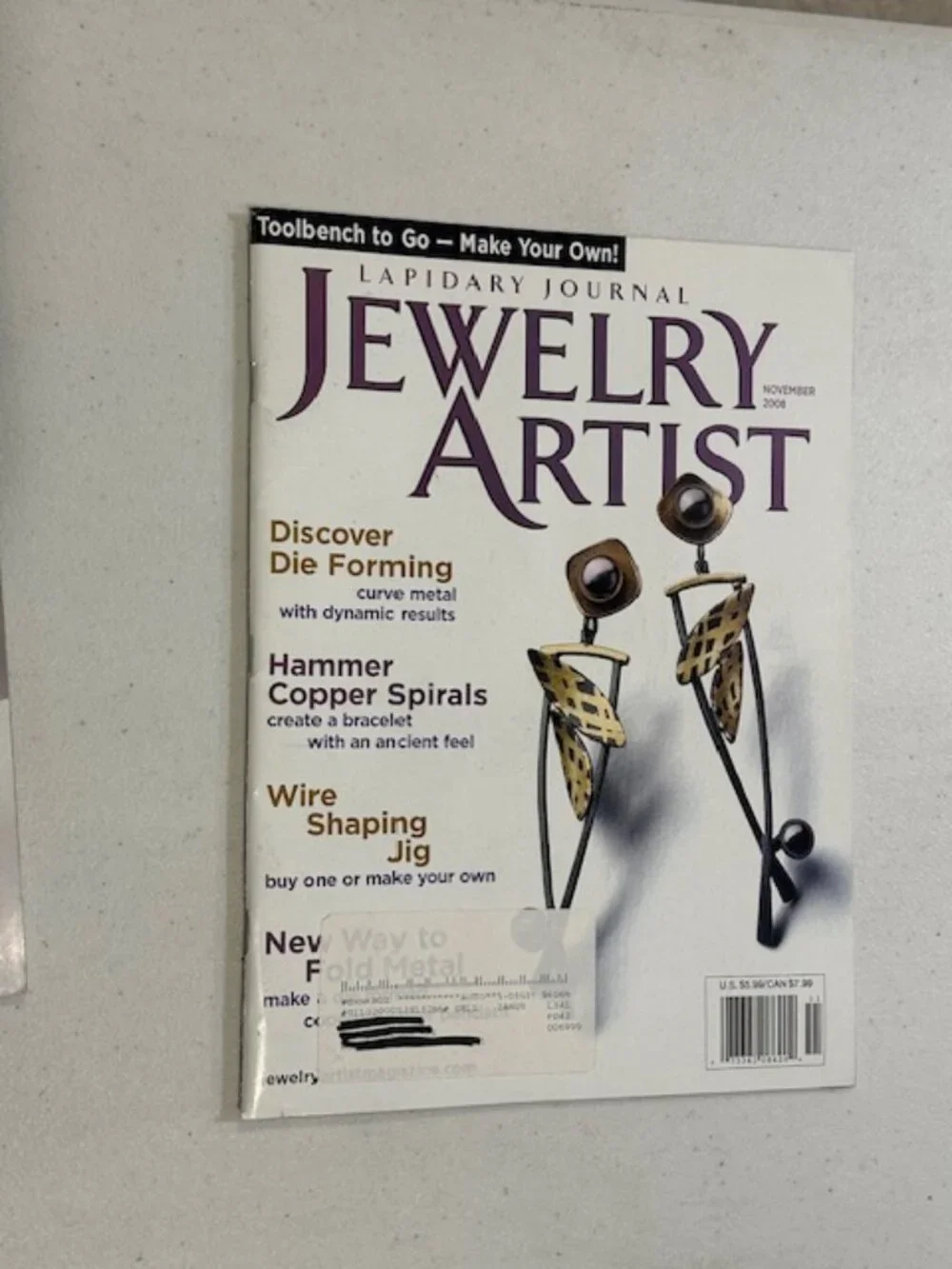 Lot of ELEVEN (11) Issues-Jewelry Artist Lapidary Journal 2008-2009